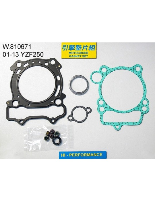 250 YZF Pochette de joints haut moteur