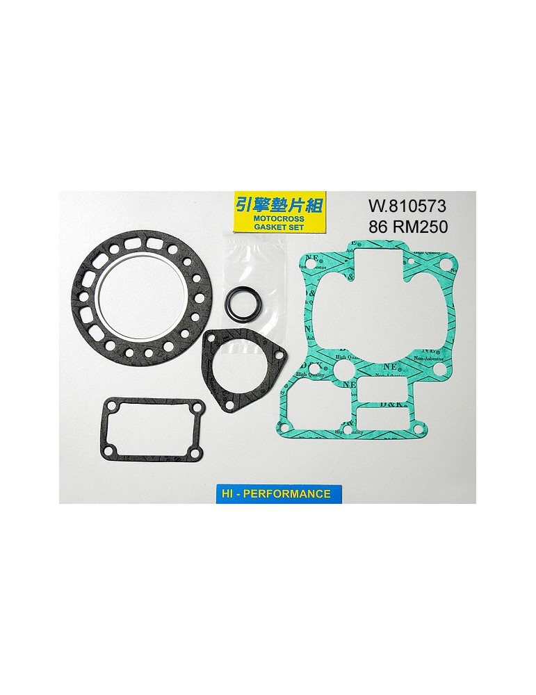 250 RM Pochette de joints haut moteur