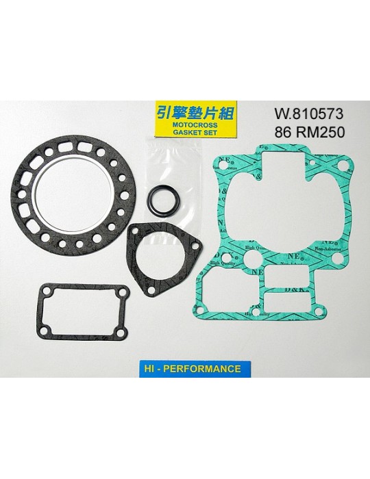 250 RM Pochette de joints haut moteur