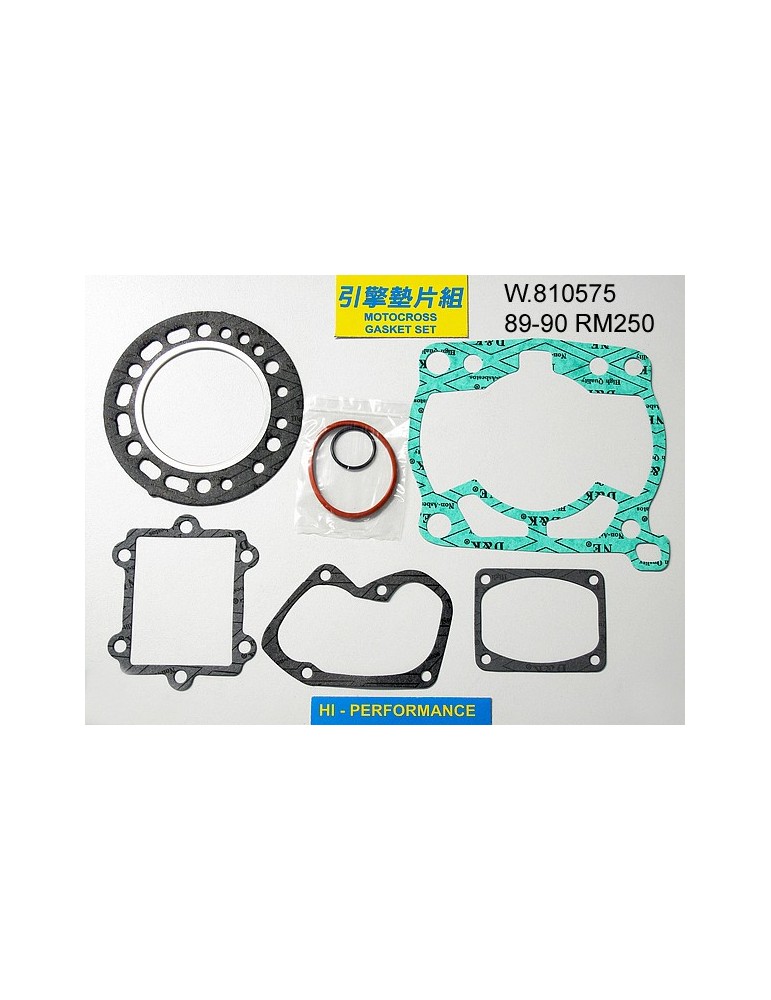 250 RM Pochette de joints haut moteur