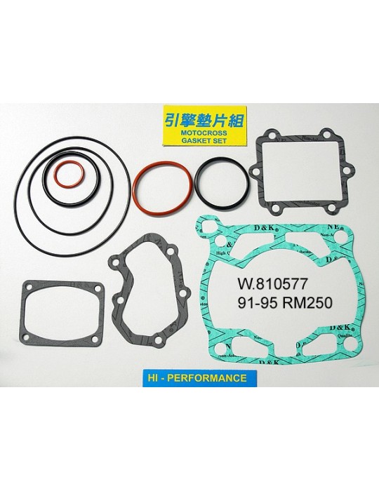 250 RM Pochette de joints haut moteur