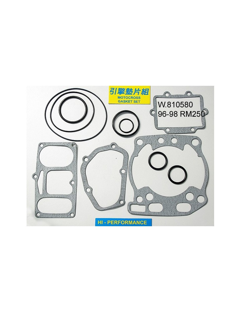 250 RM Pochette de joints haut moteur