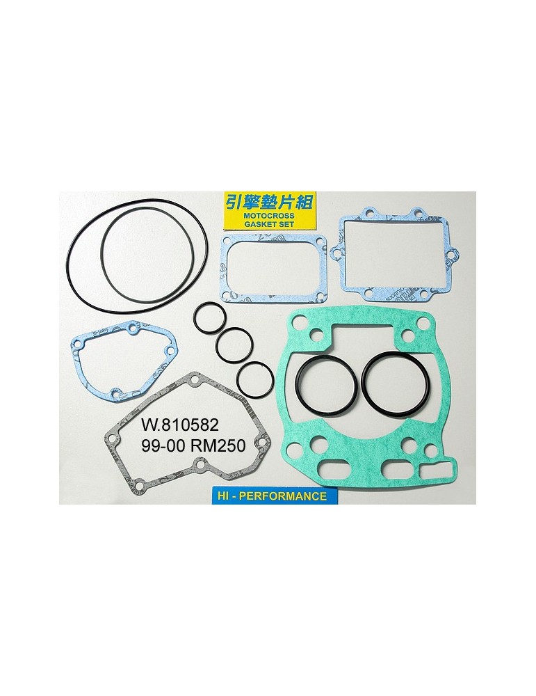 250 RM Pochette de joints haut moteur