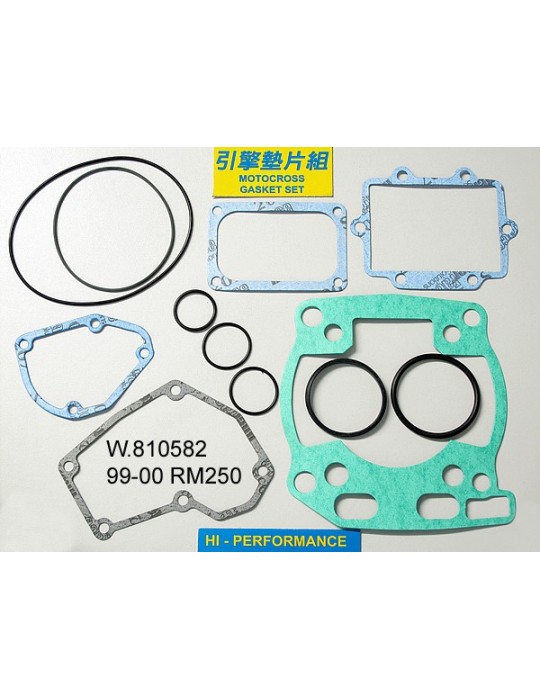 250 RM Pochette de joints haut moteur