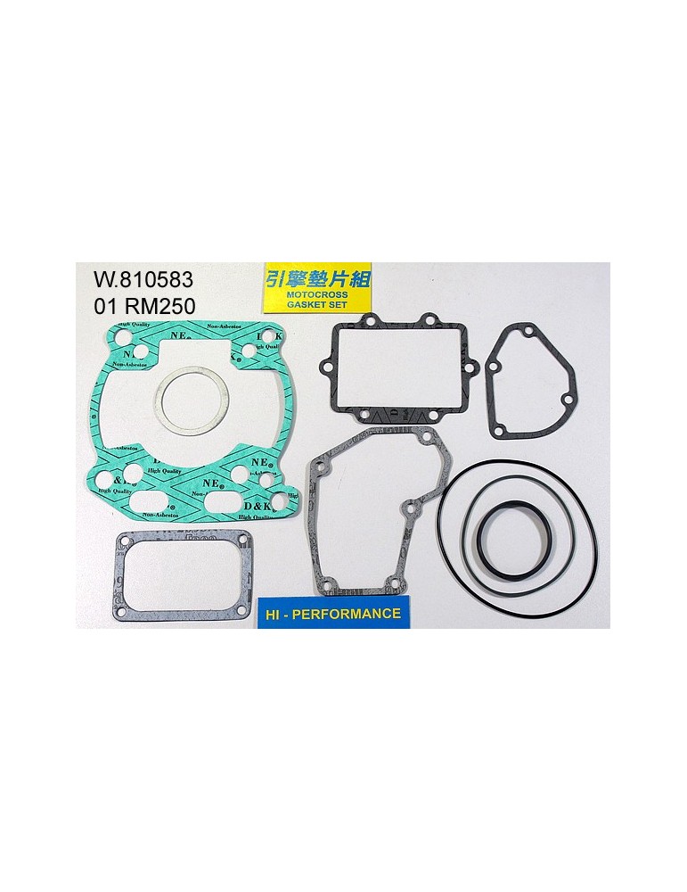 250 RM Pochette de joints haut moteur