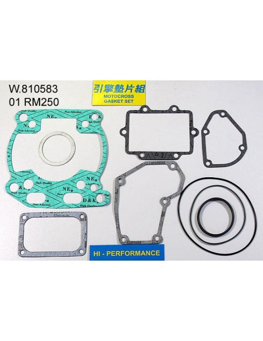 250 RM Pochette de joints haut moteur