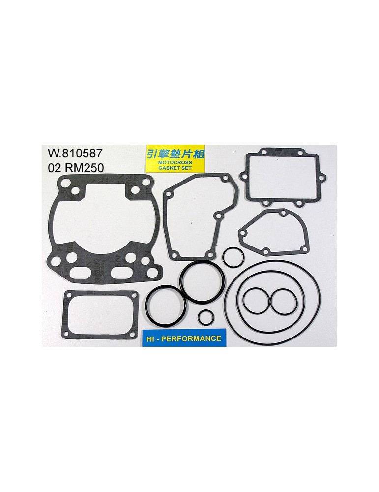 250 RM Pochette de joints haut moteur