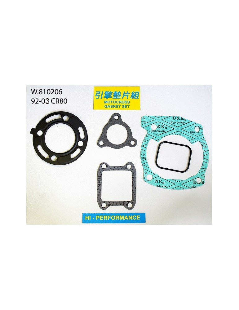 80 CR Pochette de joints haut moteur