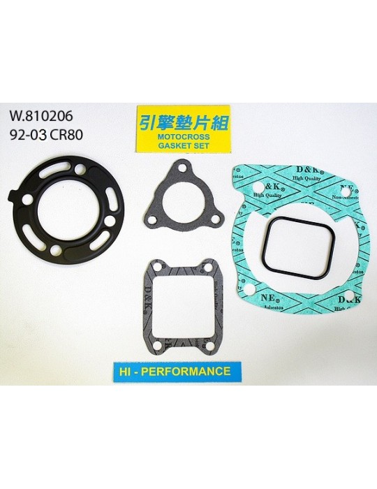 80 CR Pochette de joints haut moteur