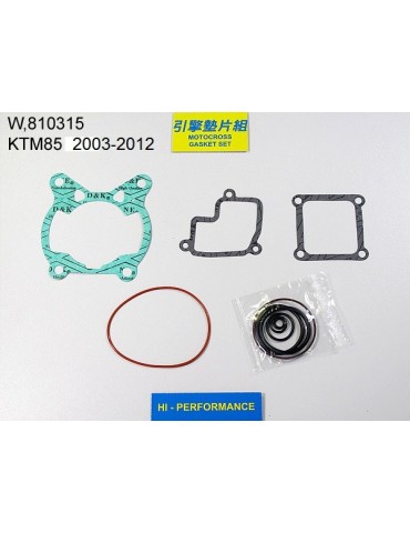 85 SX Pochette de joint haut moteur