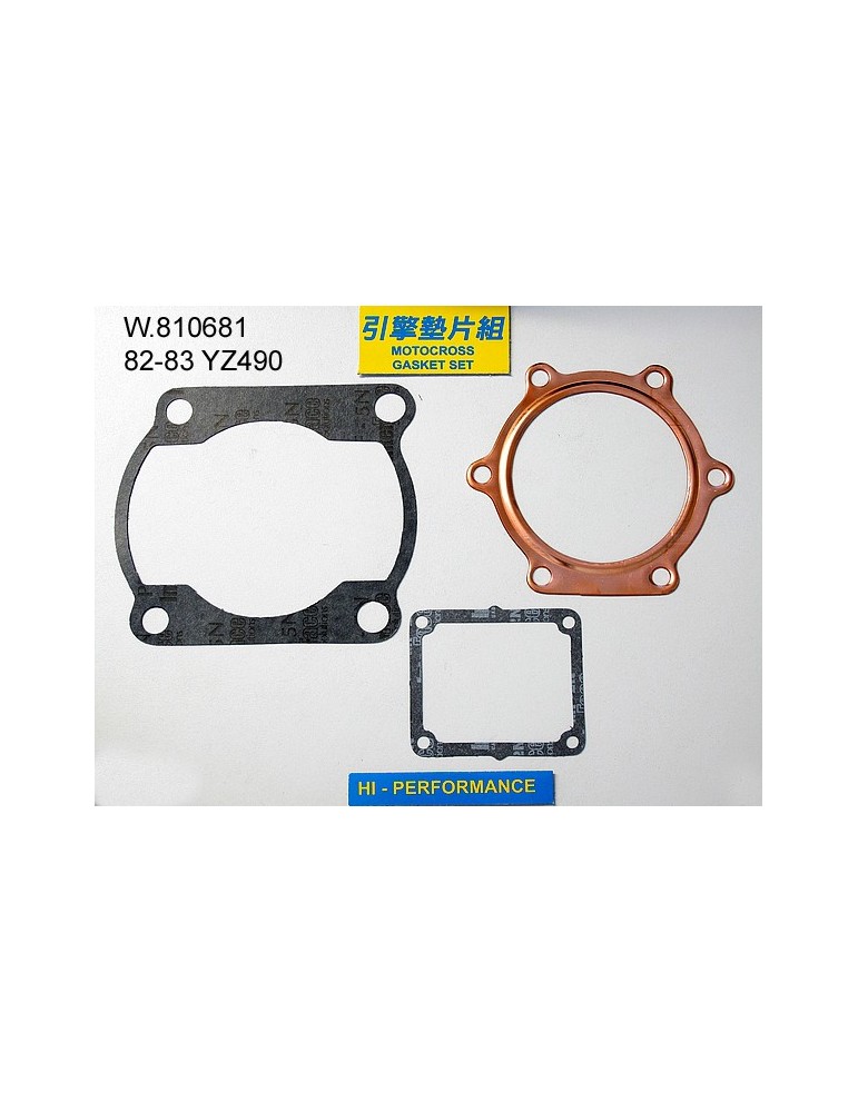 490 YZ Pochette de joints haut moteur