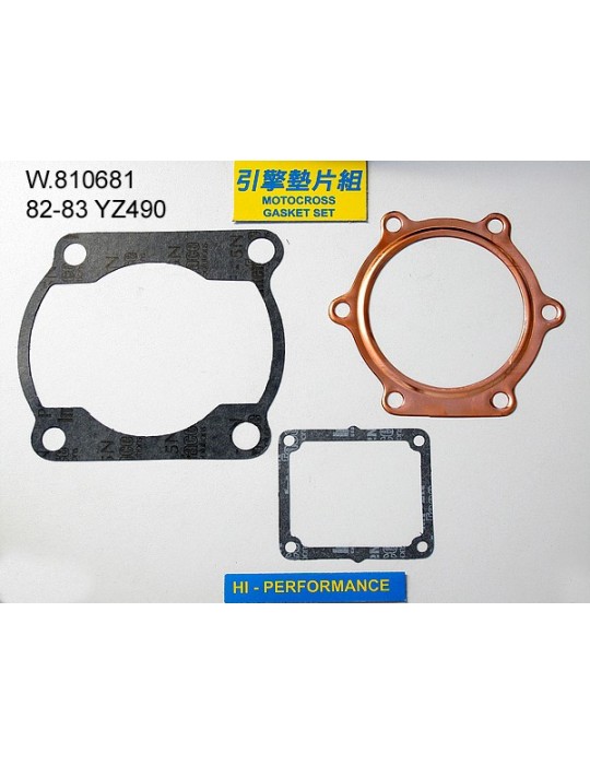 490 YZ Pochette de joints haut moteur