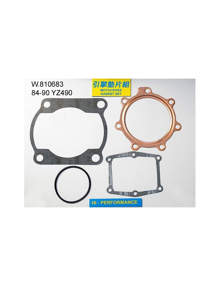 490 YZ Pochette de joints haut moteur