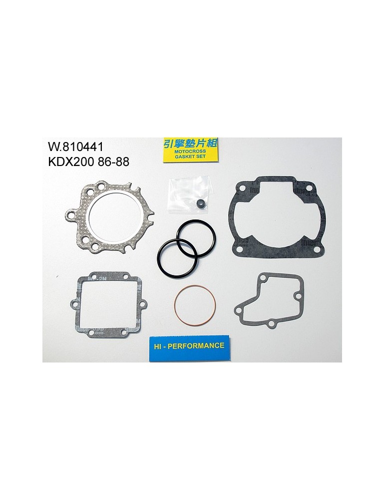 200 KDX Pochette de joints haut moteur 200 KDX Pochette de joints haut moteur