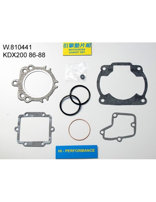 200 KDX Pochette de joints haut moteur 200 KDX Pochette de joints haut moteur