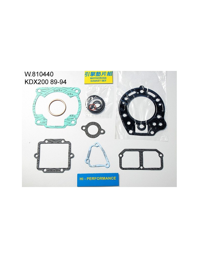 200 KDX Pochette de joints haut moteur