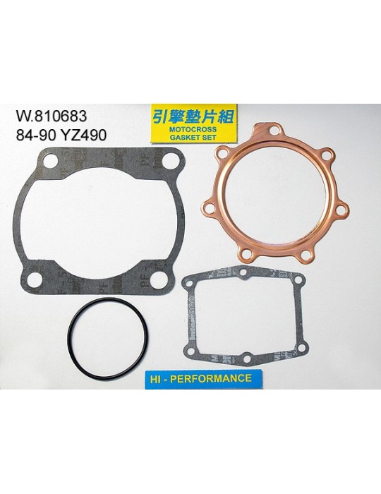 490 YZ Pochette de joints haut moteur