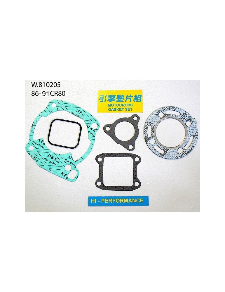 80 CR Pochette de joints haut moteur