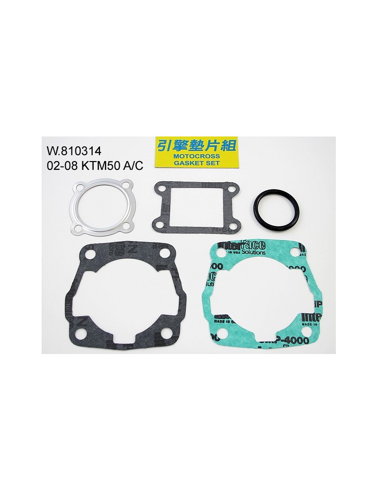 50 SX Adv A/C Pochette joints haut moteur