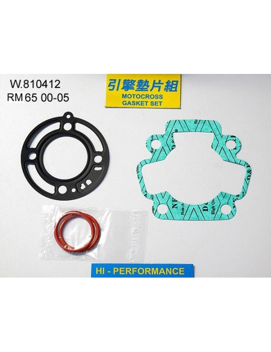 65 RM Pochette de joints haut moteur
