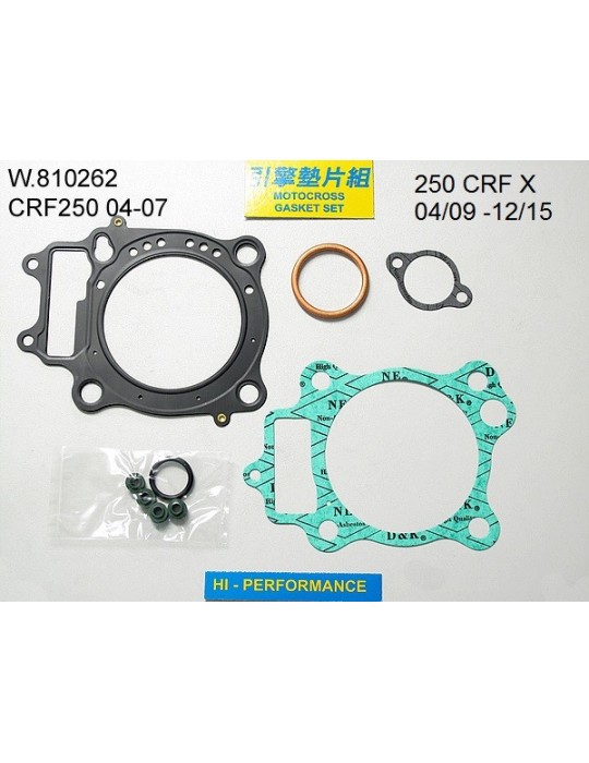 250 CRFX Pochette de joints haut moteur 250 CRFX Pochette de joints haut moteur