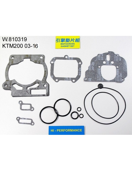 200 EXC  Pochette de joints haut moteur