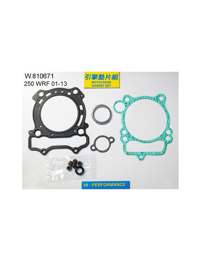 250 WRF Pochette de joints haut moteur