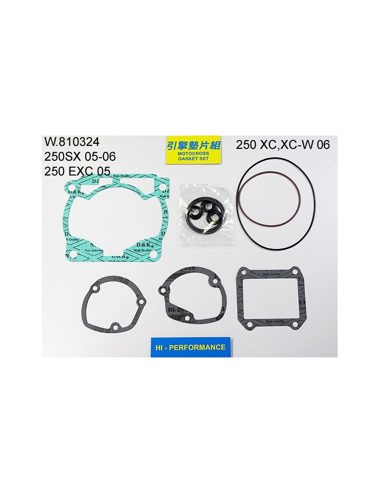 joints haut moteur 250 sx exc