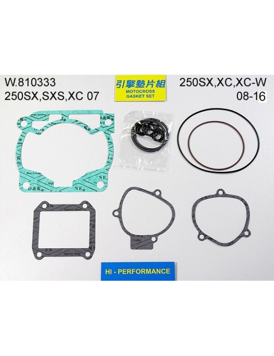 joints haut moteur 250 sx exc