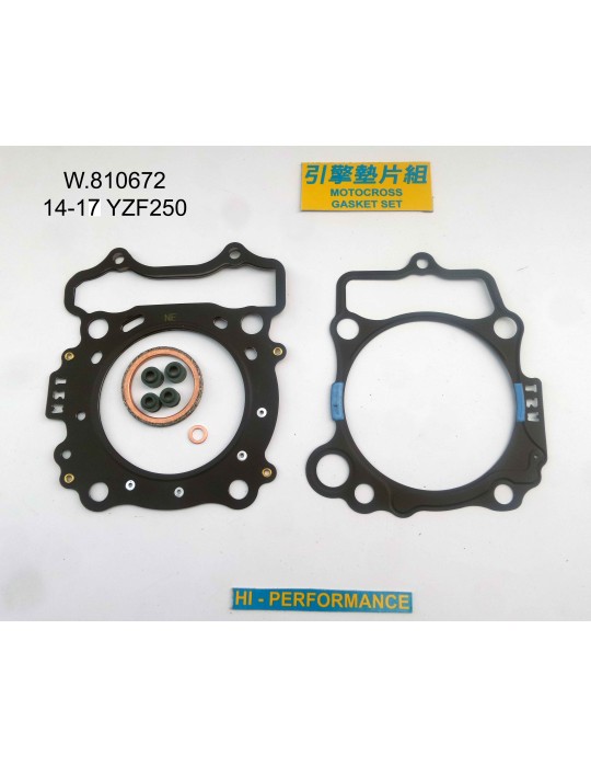 250 YZF Pochette de joints haut moteur