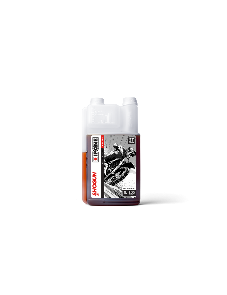 Huile moteur 2T Ipone Shogun Racing 2R 100% synthèse 1L