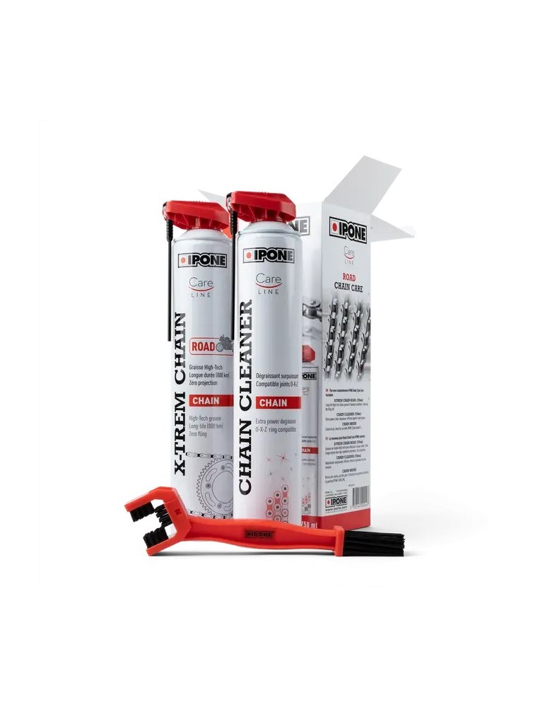 Pack entretien et nettoyant chaine tout-terrain Ipone Pack entretien et nettoyant chaine tout-terrain Ipone