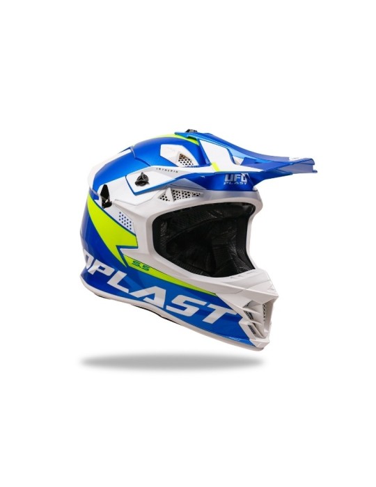 Casque motocross - UFO Intrepid Bleu / Jaune