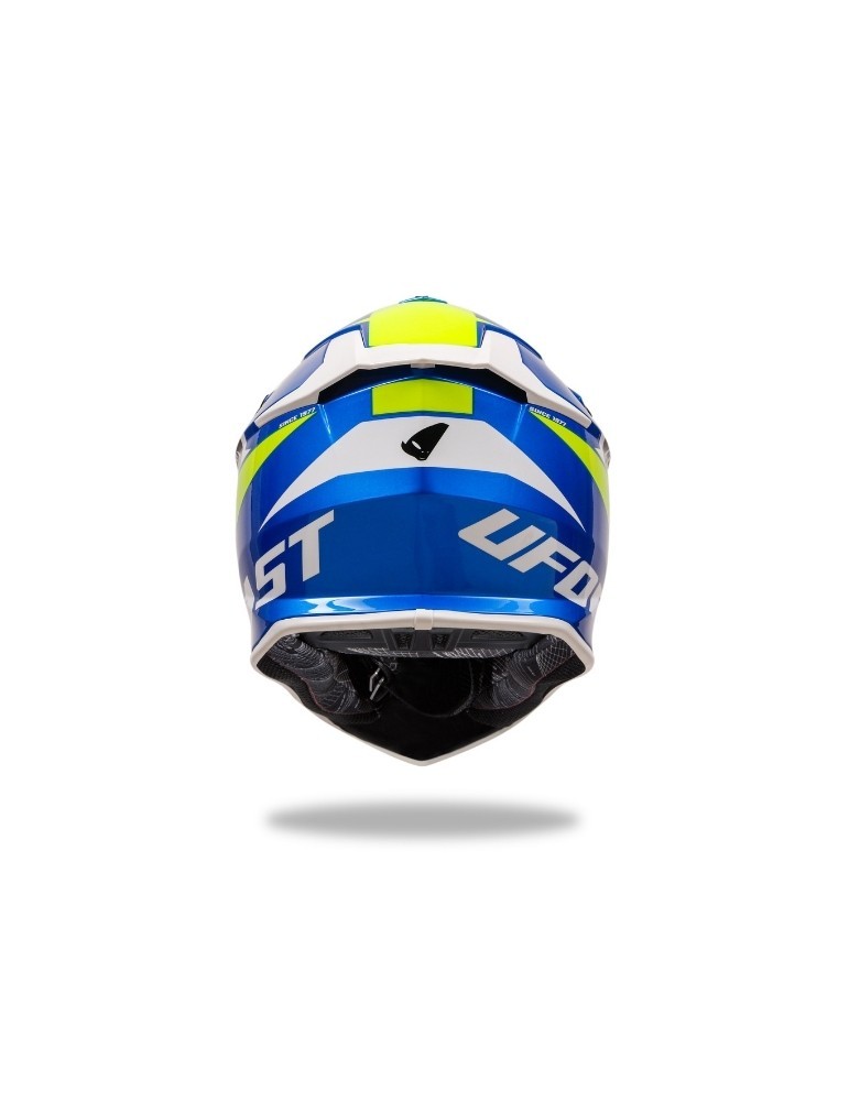 Casque motocross - UFO Intrepid Bleu / Jaune