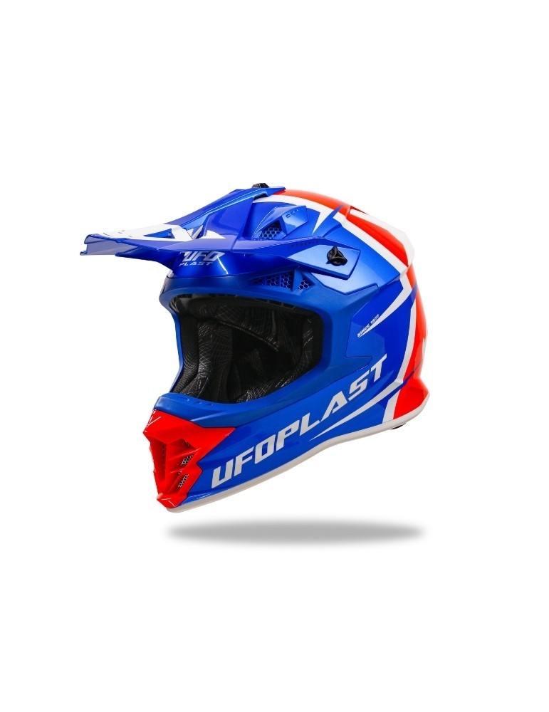 Casque motocross - UFO Intrepid Bleu / Orange