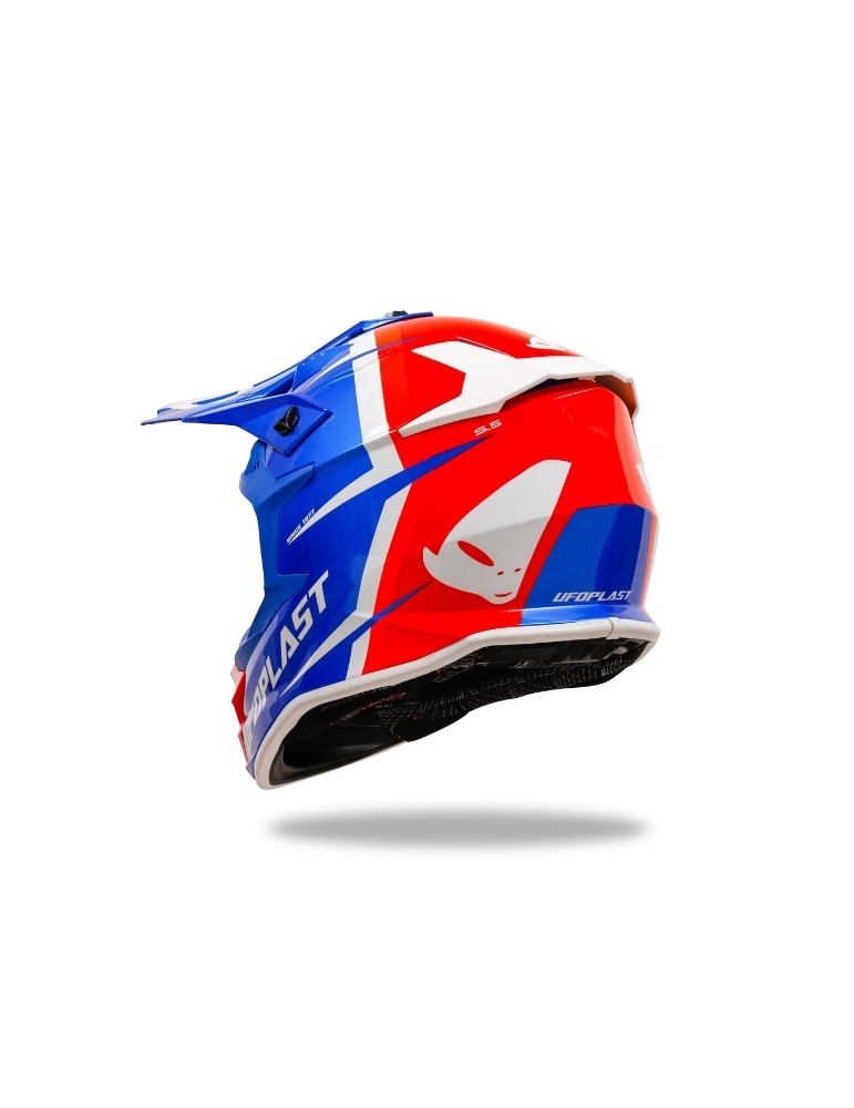 Casque motocross - UFO Intrepid Bleu / Orange