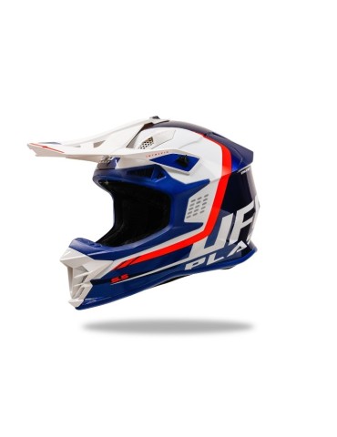 Casque motocross - UFO Intrepid Bleu / Blanc 2