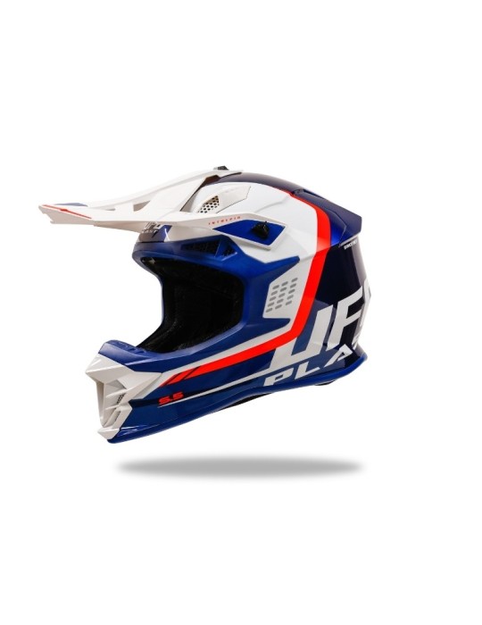 Casque motocross - UFO Intrepid Bleu / Blanc