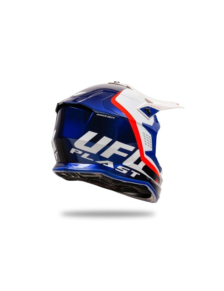 Casque motocross - UFO Intrepid Bleu / Blanc