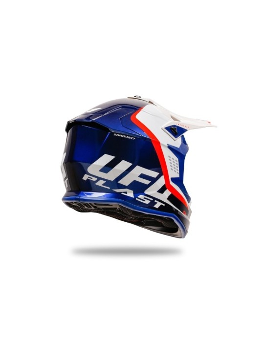 Casque motocross - UFO Intrepid Bleu / Blanc