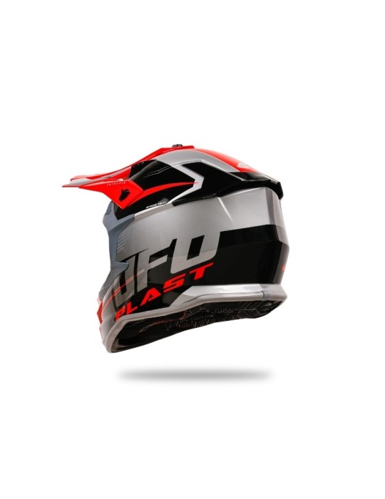 Casque motocross - UFO Intrepid Gris / Rouge