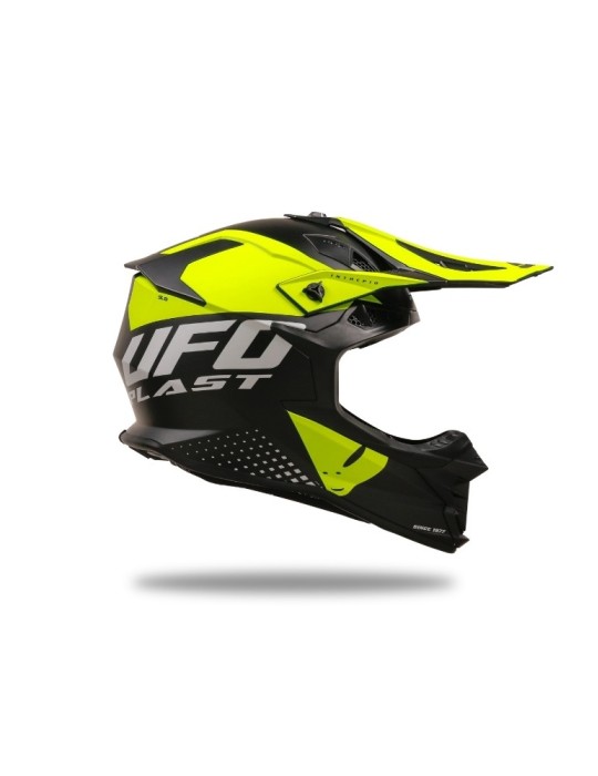 Casque motocross - UFO Intrepid Noir / Jaune