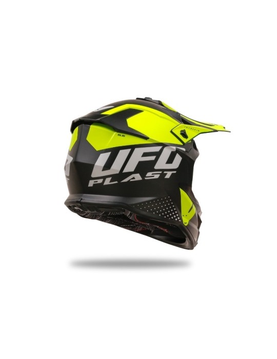 Casque motocross - UFO Intrepid Noir / Jaune