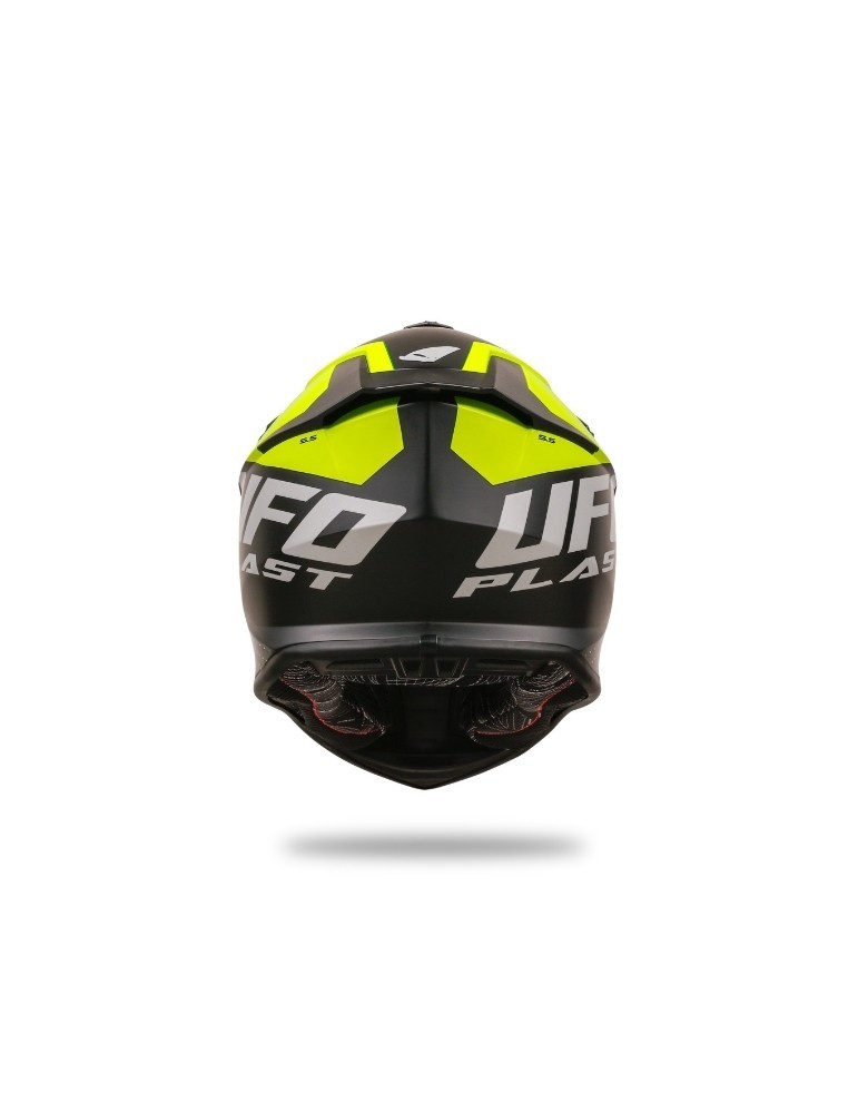 Casque motocross - UFO Intrepid Noir / Jaune