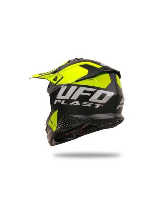 Casque motocross - UFO Intrepid Noir / Jaune