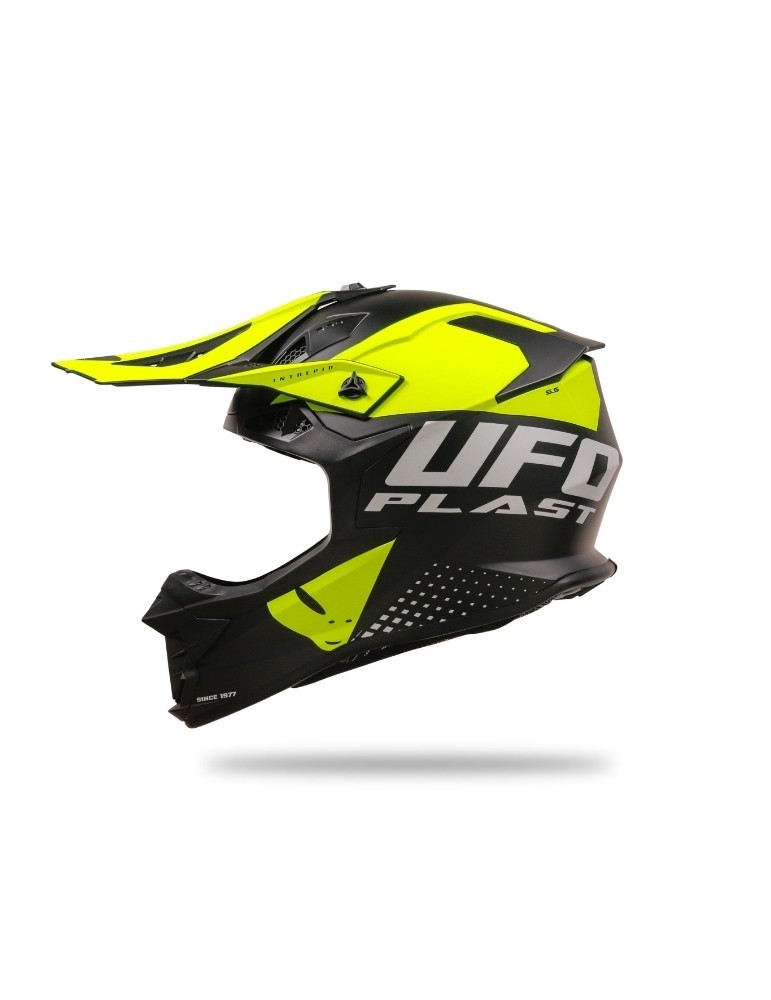 Casque motocross - UFO Intrepid Noir / Jaune