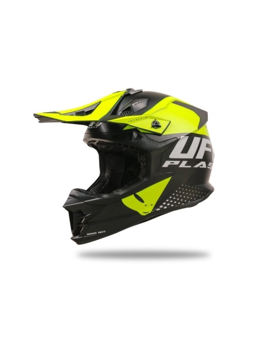 Casque motocross - UFO Intrepid Noir / Jaune