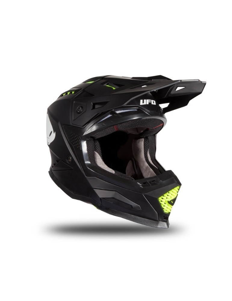 Casque motocross - UFO ECHUS Noir / Jaune