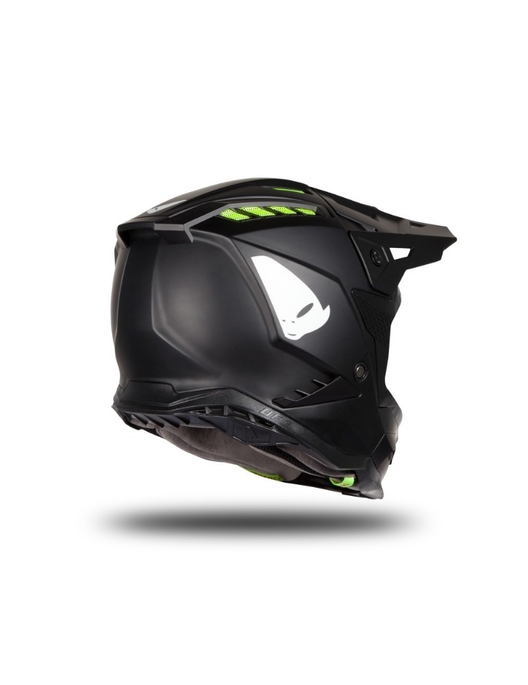 Casque motocross - UFO ECHUS Noir / Jaune