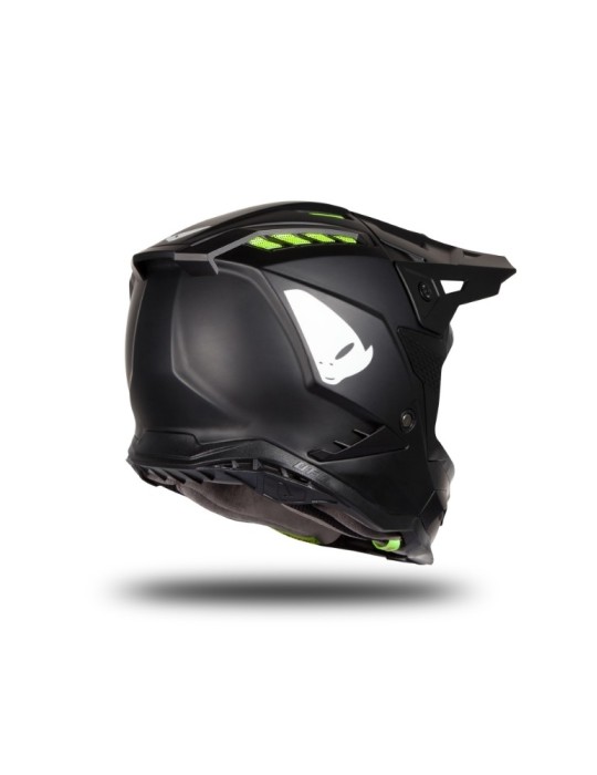 Casque motocross - UFO ECHUS Noir / Jaune